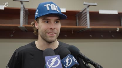 Brandon Hagel | Postgame at Anaheim Ducks