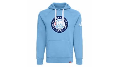 sky blue hoodie