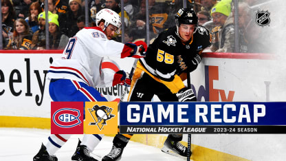 Montreal Canadiens Pittsburgh Penguins game recap February 22