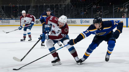 Gabriel Landeskog St. Louis Blues 2021 April 26
