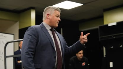 Keefe's Post-Game Win Speech at Vancouver | BTS