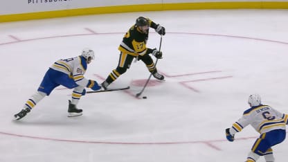 BUF@PIT: Rust scores goal against Ukko-Pekka Luukkonen