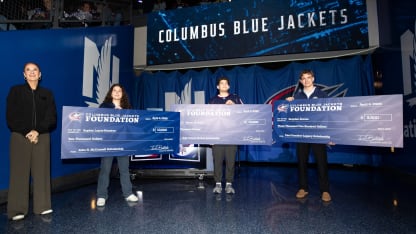blue jackets announce high school scholarship recipients 2026