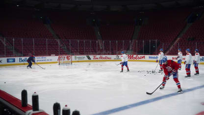 PHI@MTL: Pregame skate