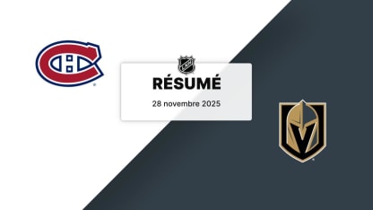 MTL vs VGK | 28 11, 2025 | Résumé