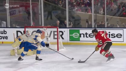 Hall Scores First Winter Classic Goal