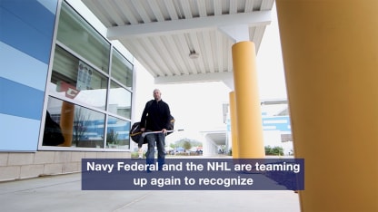 NFCU, NHL recognize military fans