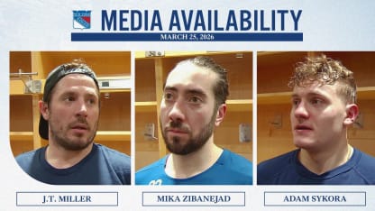 Postgame: Miller, Zibanejad and Sykora