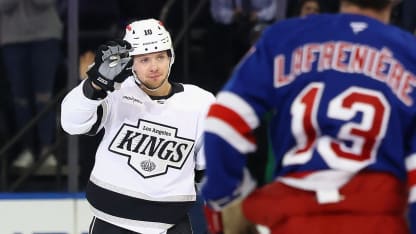 Panarin greets Giannone