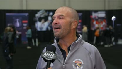 EJ Hradek joins Panthers GM Bill Zito
