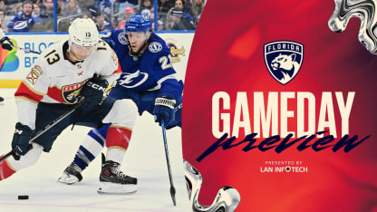 PREVIEW: Panthers, Lightning kick off home-and-home in Tampa 