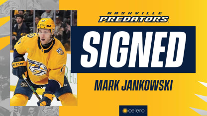 Predators Sign Mark Jankowski to Two-Year, $1.6 Million Contract