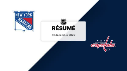 NYR vs WSH | Résumé | 31/12/2025