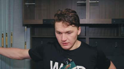 Kaprizov Postgame at Boston 3/28