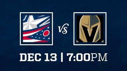 CBJ Cyber Monday Breakaway December 13 VGK