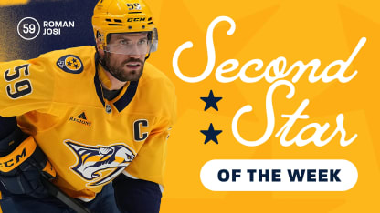 Josi Named NHL's Second Star of the Week - 2026_01_19