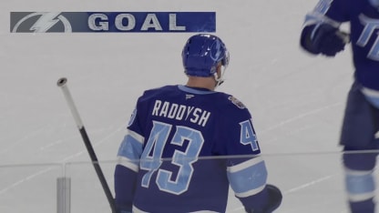 Kucherov sets up Raddysh for PPG