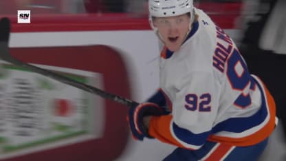 Holmstrom's breakaway goal