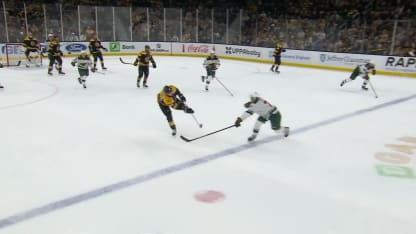 MIN@BOS: Geekie scores empty-net goal