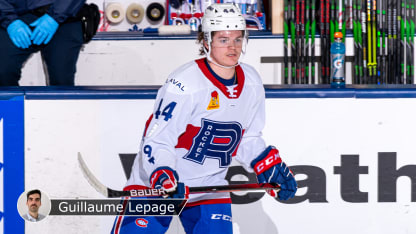 Caufield Rocket badge Lepage