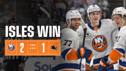 The Skinny: Isles 2, San Jose 1 OT