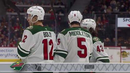 MIN@OTT: Middleton scores goal against Linus Ullmark