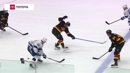 Brandon Hagel with a Goal vs. Vancouver Canucks