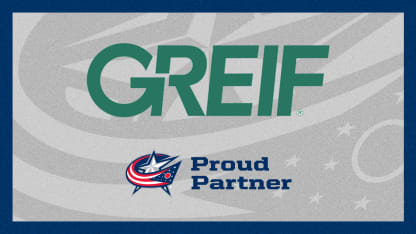 greif announced as new partner of columbus blue jackets