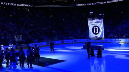 Blue Jackets honor Johnny Gaudreau with tribute