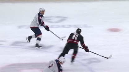 CBJ@CHI: Coyle scores empty-net goal