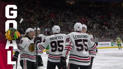 CHI@MIN: Mikheyev scores goal against Jesper Wallstedt