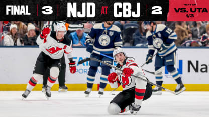 DEVILS AT BLUE JACKETS 12/31/25 GAME STORY
