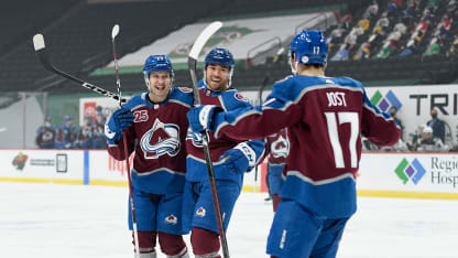 Logan O'Connor Goal Celebrate Minnesota Wild 30 January 2021