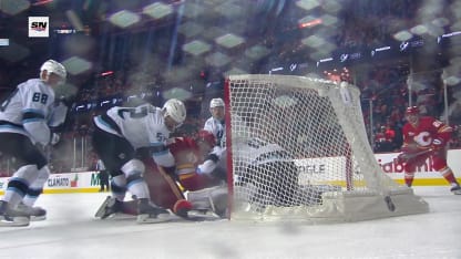 UTA@CGY: Zary scores goal against Vitek Vanecek