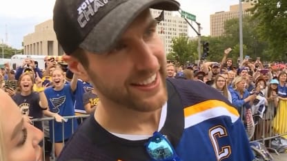 Pietrangelo speaks at parade