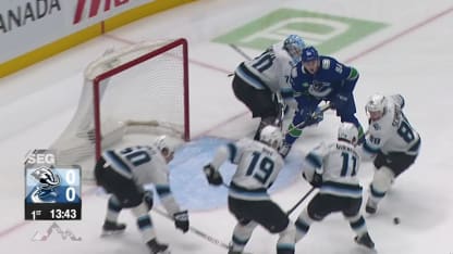 UTA@VAN: Vejmelka with a great save against Linus Karlsson