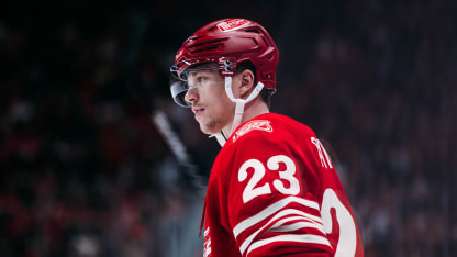 BOS@DET: Raymond scores PPG against Jeremy Swayman