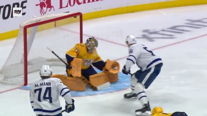 TOR@NSH: Roy scores goal against Juuse Saros