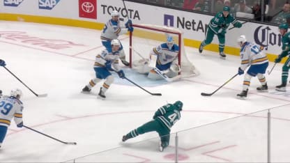 Sherwood ties it while falling to the ice