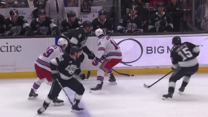 NYR@LAK: Kuzmenko scores goal against Jonathan Quick