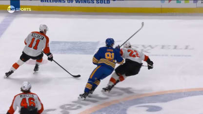 PHI@BUF: Samuelsson scores goal against Dan Vladar