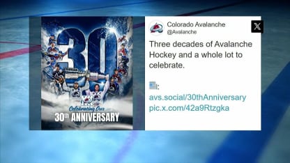 Avalanche 30 year anniversary season