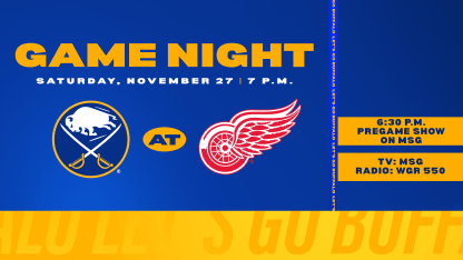 20211127 Sabres Red Wings Game Night Mediawall
