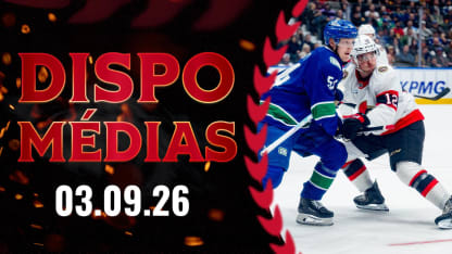 Shane Pinto dispo médias après le match contre VAN