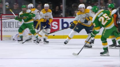 NSH@MIN: Brodin scores goal against Justus Annunen