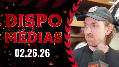 Jake Sanderson dispo médias avant le match contre DET