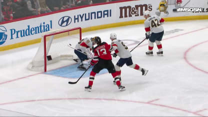 FLA@NJD: Meier scores goal against Daniil Tarasov