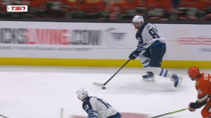 WPG@ANA: Scheifele scores goal against Lukas Dostal