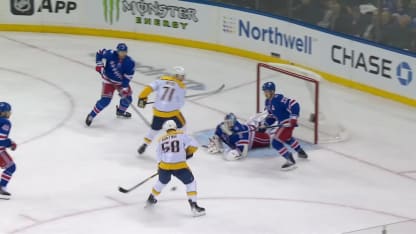 NSH@NYR: Wood scores PPG against Igor Shesterkin