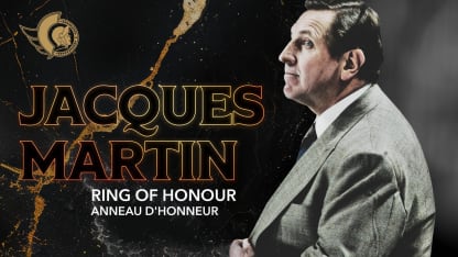 Jacques Martin Ring of Honour Press Conference